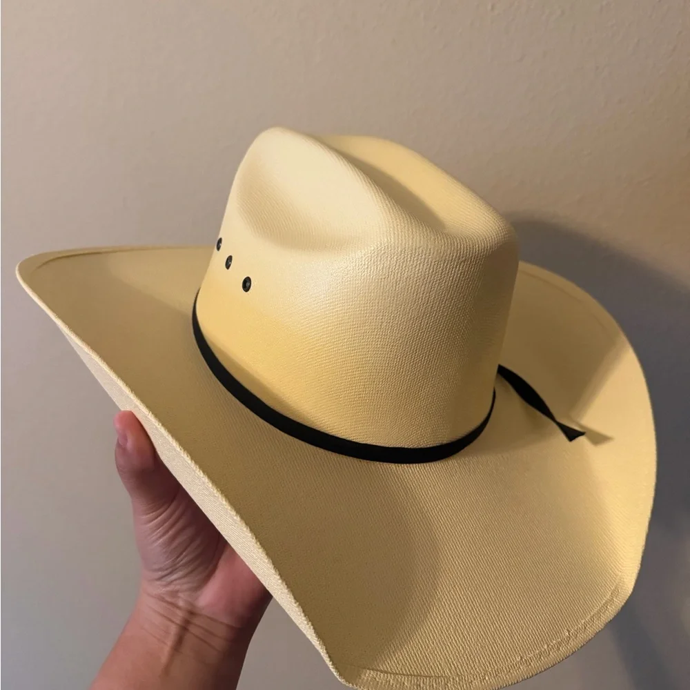 Classic Yellow Cowboy Hat Cody James 7 3/8 - Picture 2 of 6